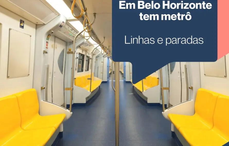 Em Belo Horizonte tem metrô