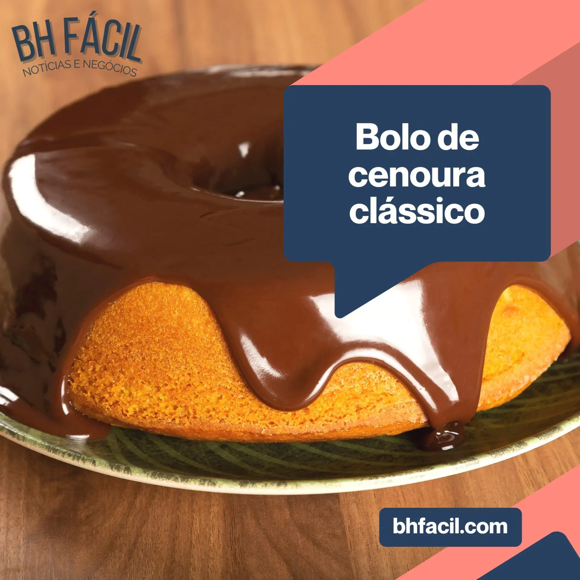 Bolo de cenoura clássico