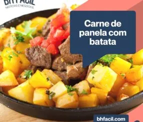 Carne de panela com batata Carne de batata com panela