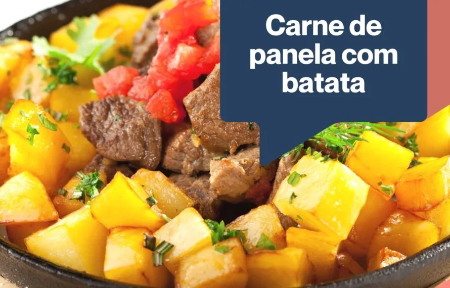 Carne de panela com batata Carne de batata com panela