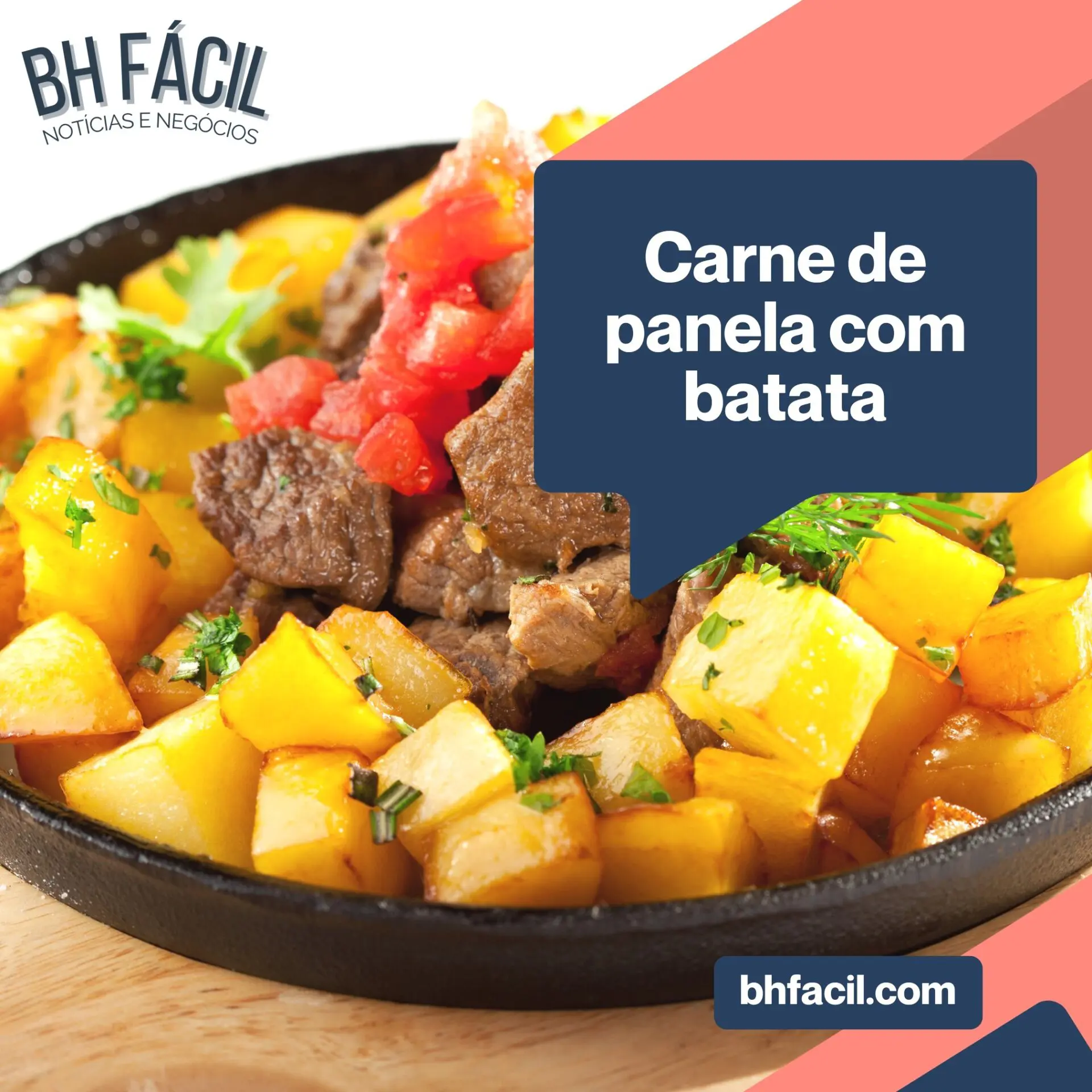 Carne de panela com batata