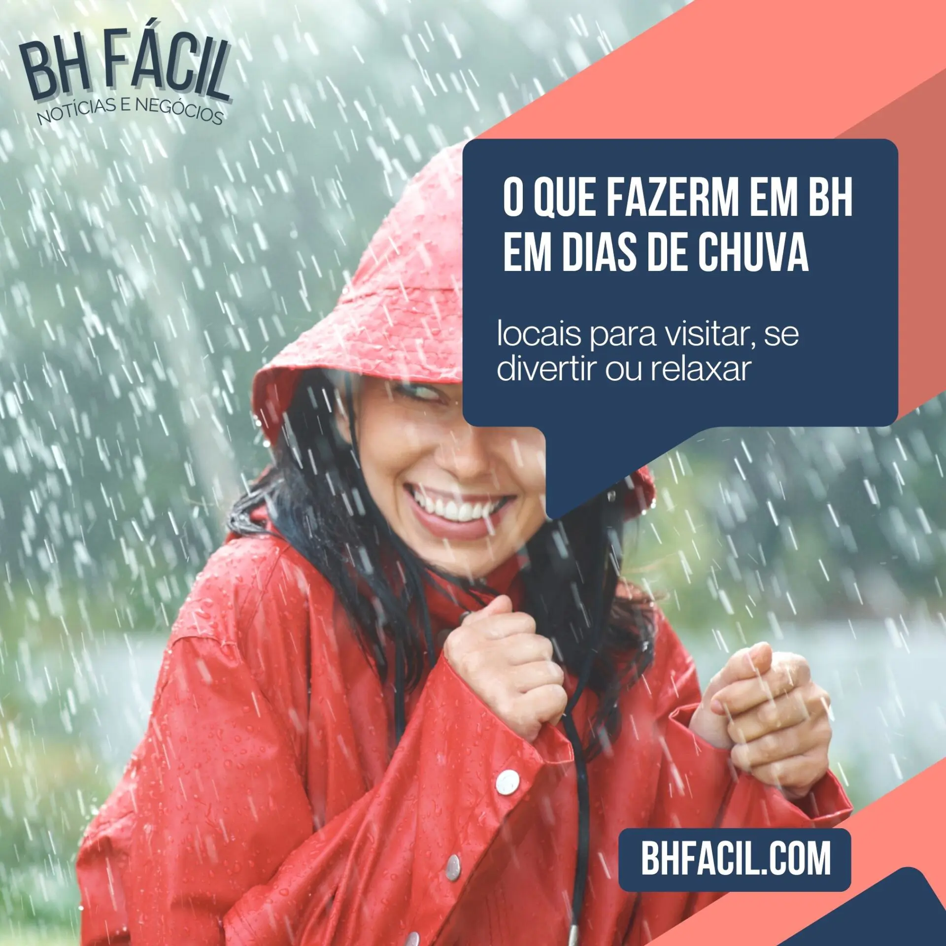 O que fazer em BH com chuva?