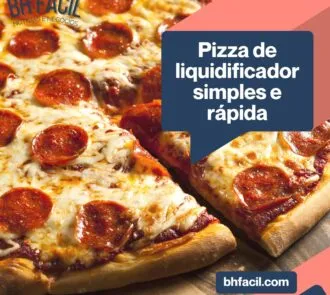 Pizza de liquidificador fácil e rápida