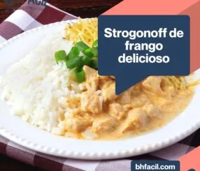 Strogonoff de Frango delicioso Strogonoff de frango