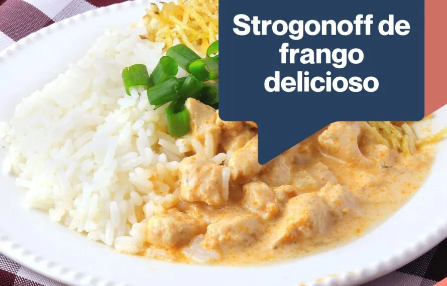 Strogonoff de Frango delicioso Strogonoff de frango