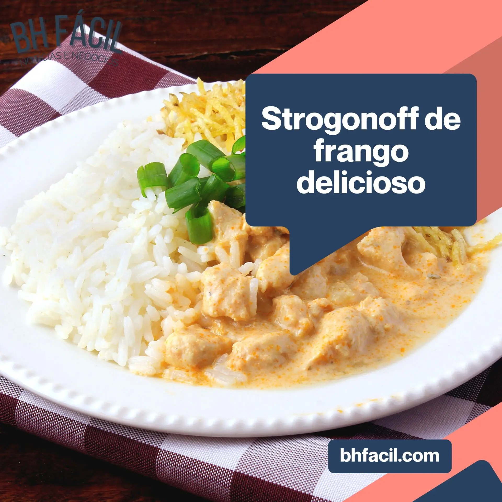 Strogonoff de Frango delicioso