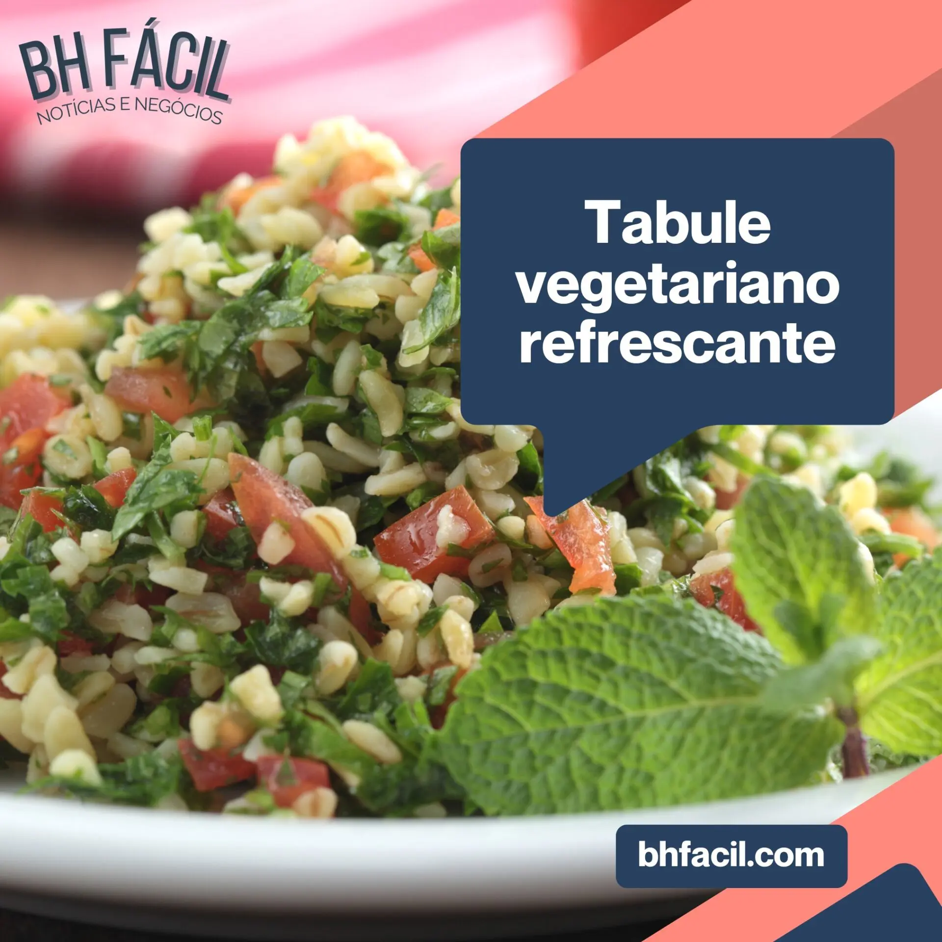 Tabule vegetariano refrescante