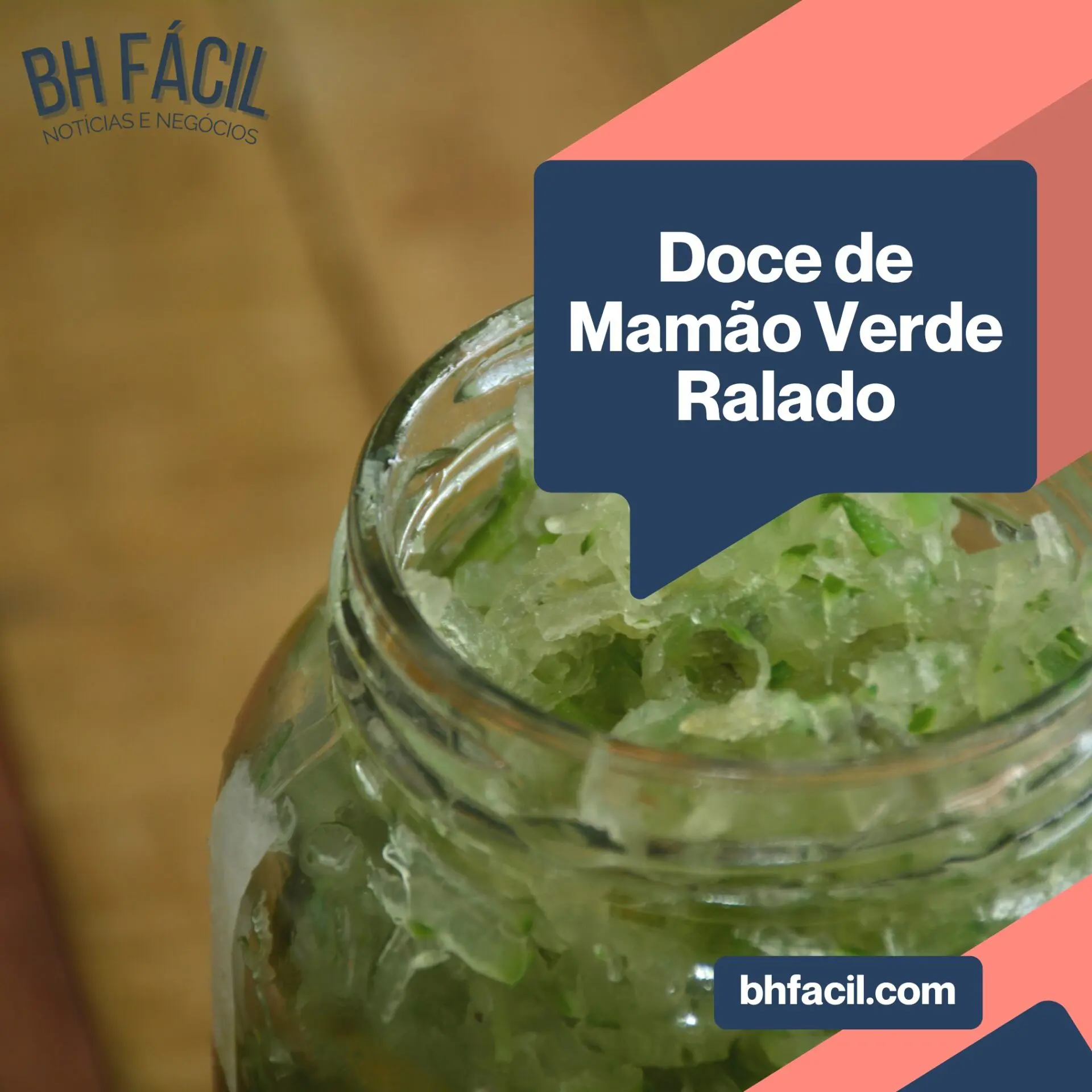 Delicioso doce de mamão verde ralado: uma receita tradicional e saborosa